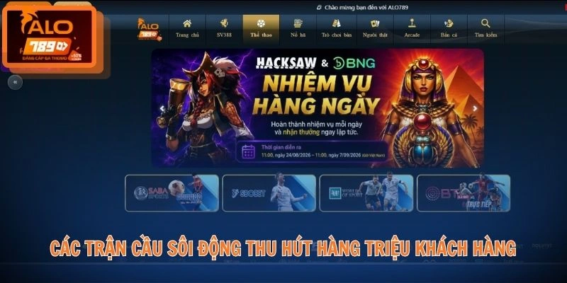 Trang chủ 7 Các trận cầu sôi động thu hút hàng triệu khách hàng